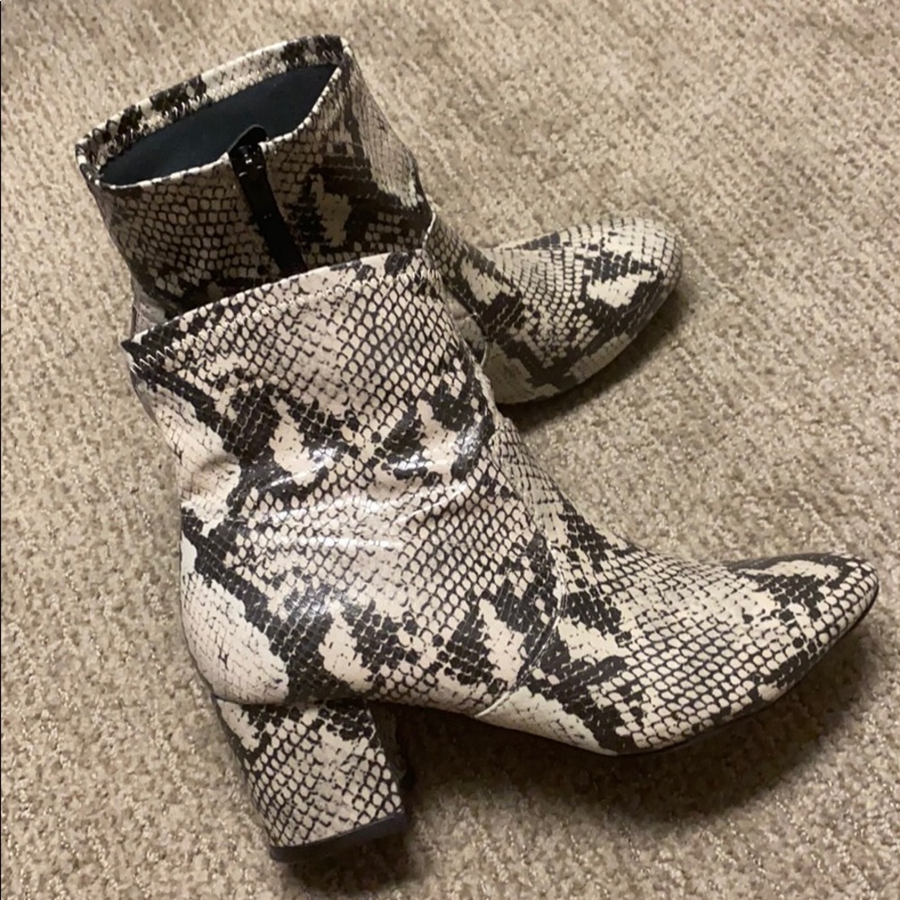 Snakeskin boots